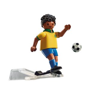 PLAYMOBIL Sports y Action Jugador de Fútbol Brasil 71131